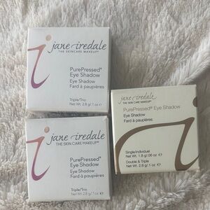 Jane Iredale PurePressed Eye Shadow Trio and Single - Elegant Shades